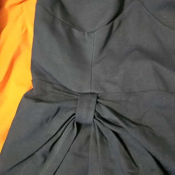 Vixen by Micheline Pitt Teal Goldern Era Dress. - Picture 4 of 15